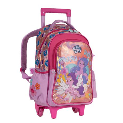 کوله پشتی چرخدار 40 سانتی مای لیتل پونی مدل Rainbow Max - Backpack - Trolly Bag - My Little Pony - Sparkle _کیف مدرسه